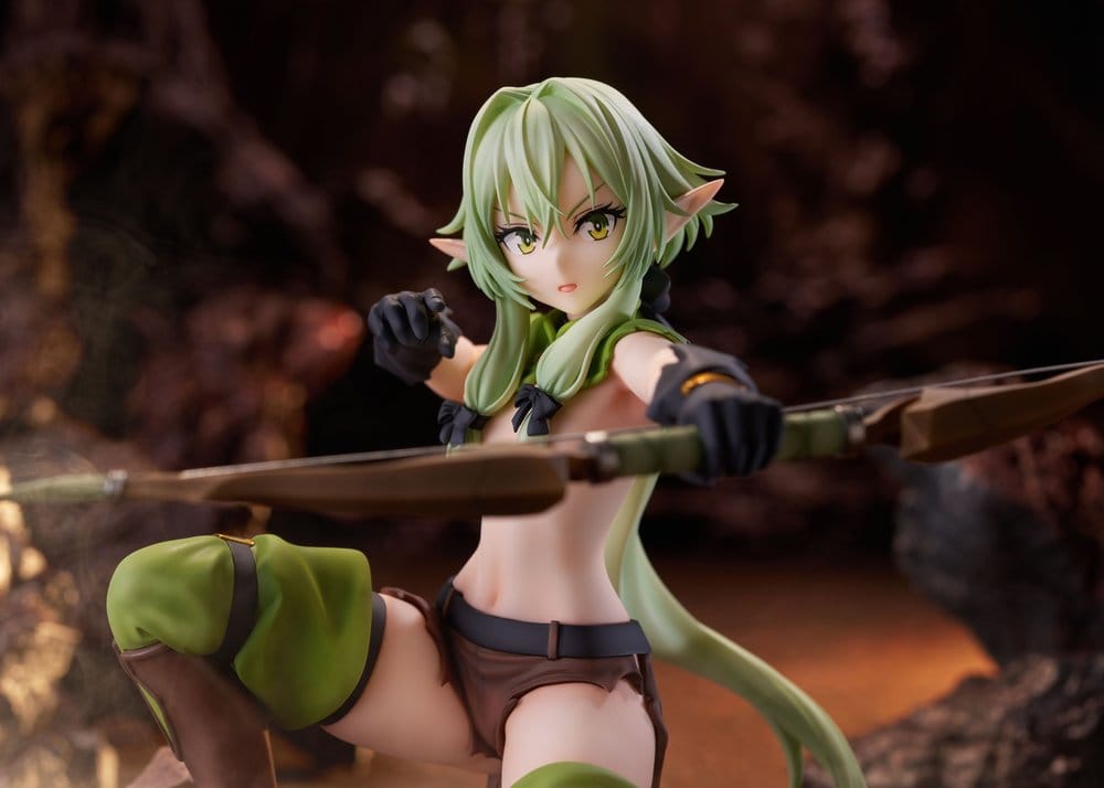 PREORDINE+ 09/2027 Goblin Slayer II PVC Figure 1/7 High Elf Archer battle with goblins Ver. AmiAmi Limited Edition 16 cm