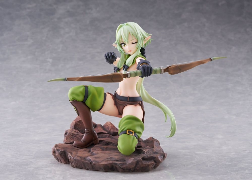 PREORDINE+ 09/2027 Goblin Slayer II PVC Figure 1/7 High Elf Archer battle with goblins Ver. AmiAmi Limited Edition 16 cm
