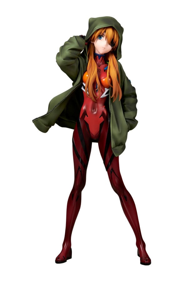 PREORDINE CHIUSO 08/2025 Shin Evangelion Movie PVC Statue 1/7 Shikinami Asuka Langley Hoodie Ver. 23 cm (PREORDINE NON CANCELLABILE)
