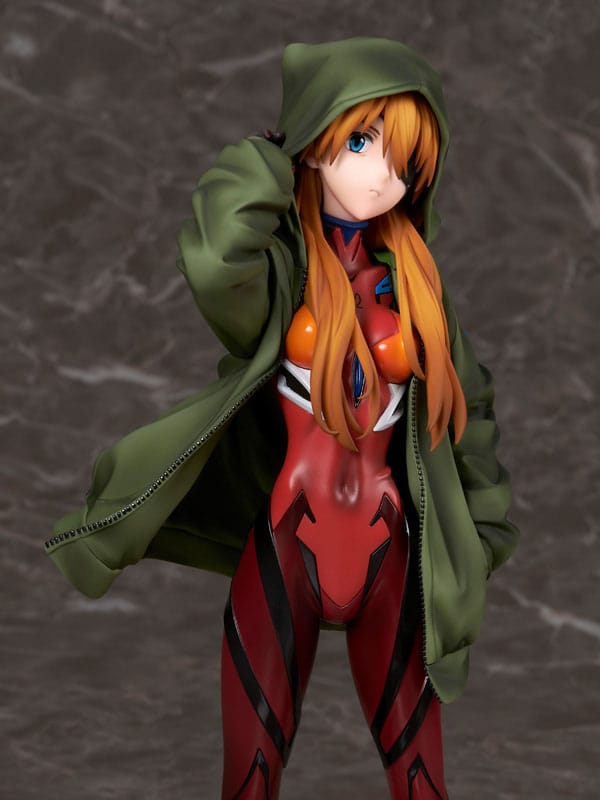 PREORDINE CHIUSO 08/2025 Shin Evangelion Movie PVC Statue 1/7 Shikinami Asuka Langley Hoodie Ver. 23 cm (PREORDINE NON CANCELLABILE)