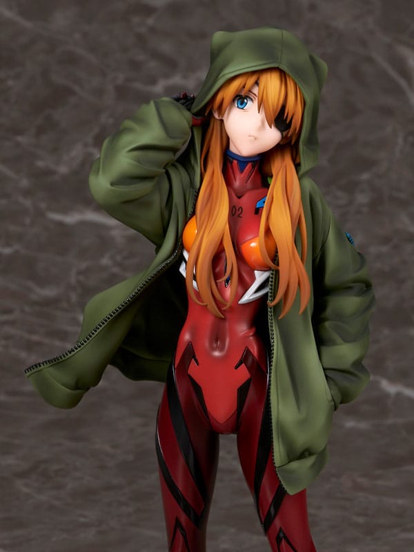 PREORDINE CHIUSO 08/2025 Shin Evangelion Movie PVC Statue 1/7 Shikinami Asuka Langley Hoodie Ver. 23 cm (PREORDINE NON CANCELLABILE)