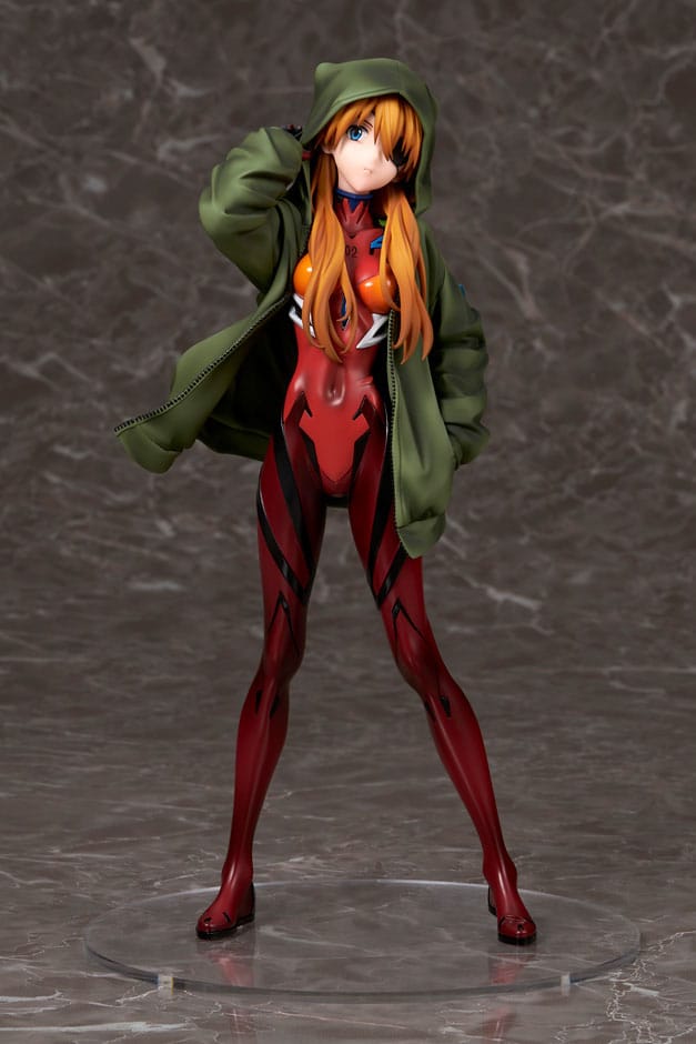 PREORDINE CHIUSO 08/2025 Shin Evangelion Movie PVC Statue 1/7 Shikinami Asuka Langley Hoodie Ver. 23 cm (PREORDINE NON CANCELLABILE)