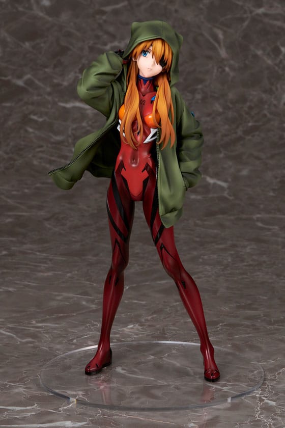 PREORDINE CHIUSO 08/2025 Shin Evangelion Movie PVC Statue 1/7 Shikinami Asuka Langley Hoodie Ver. 23 cm (PREORDINE NON CANCELLABILE)