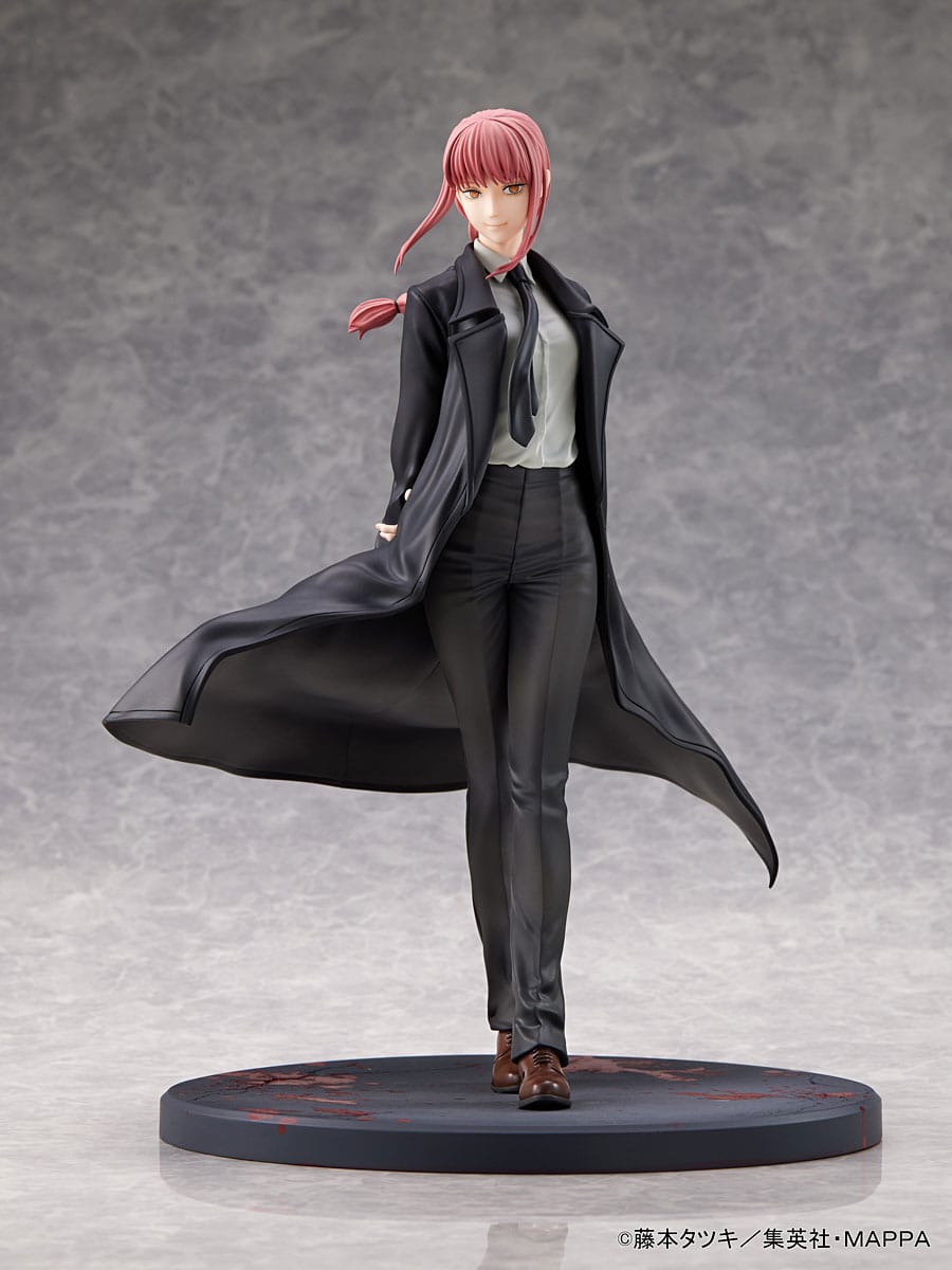 Auf Bestellung gefertigte PVC-Statue „Kettensägenmann“ im Maßstab 1:7 von Makima, 25 cm
