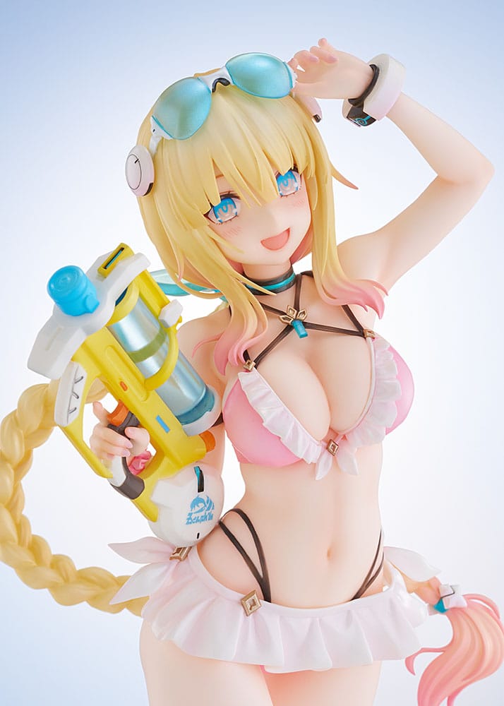 SU ORDINAZIONE Phantasy Star Online PVC Statue 1/7 es Akhtal Summer Vacation 24 cm