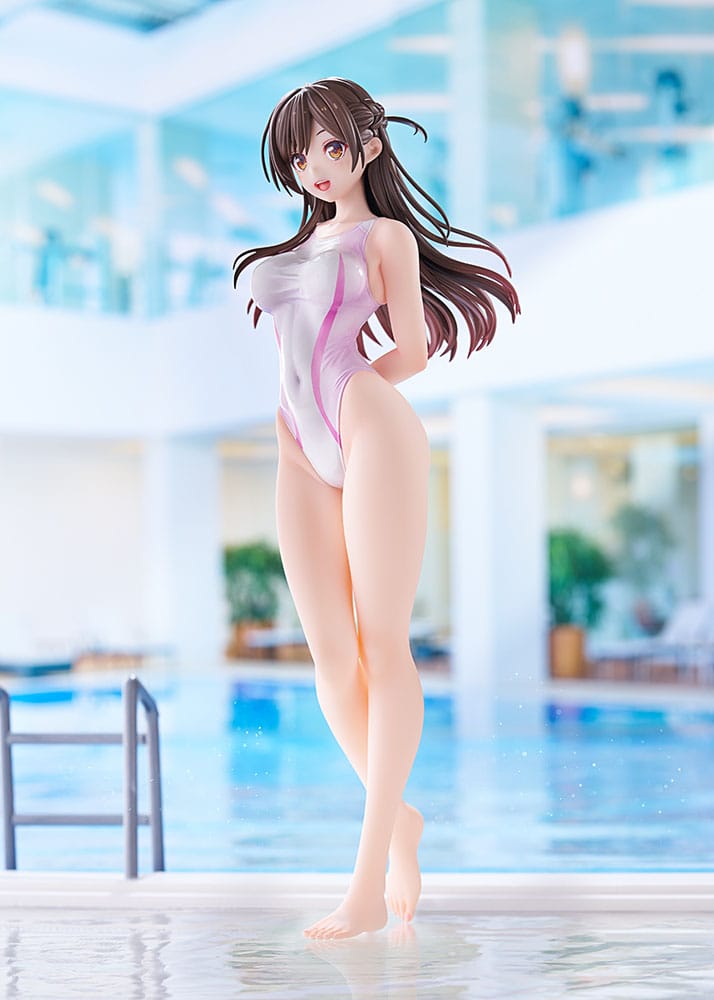 PREORDINE+ CHIUSO 06/2026 (NON CANCELLABILE) Rent-a-Girlfriend PVC Statue 1/7 Chizuru Mizuhara Pink Line Swimwear Ver. 25 cm