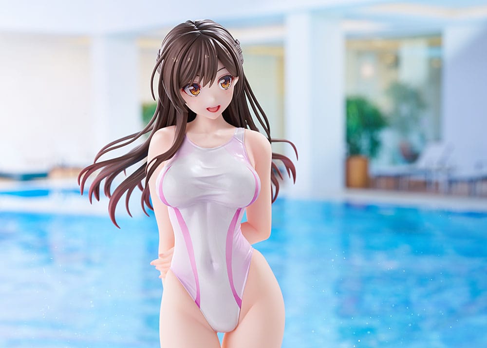 VORBESTELLUNG GESCHLOSSEN 06/2026 (NICHT STORNIERBAR) Rent-a-Girlfriend PVC-Statue 1/7 Chizuru Mizuhara Pink Line Swimwear Ver. 25 cm