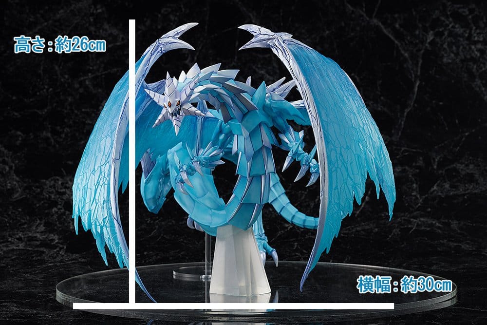PREORDINE+ 03/2027 Yu-Gi-Oh! Card Game Monster Figure Collection PVC Figure Brionac, Dragon of the Ice Barrier 26 cm
