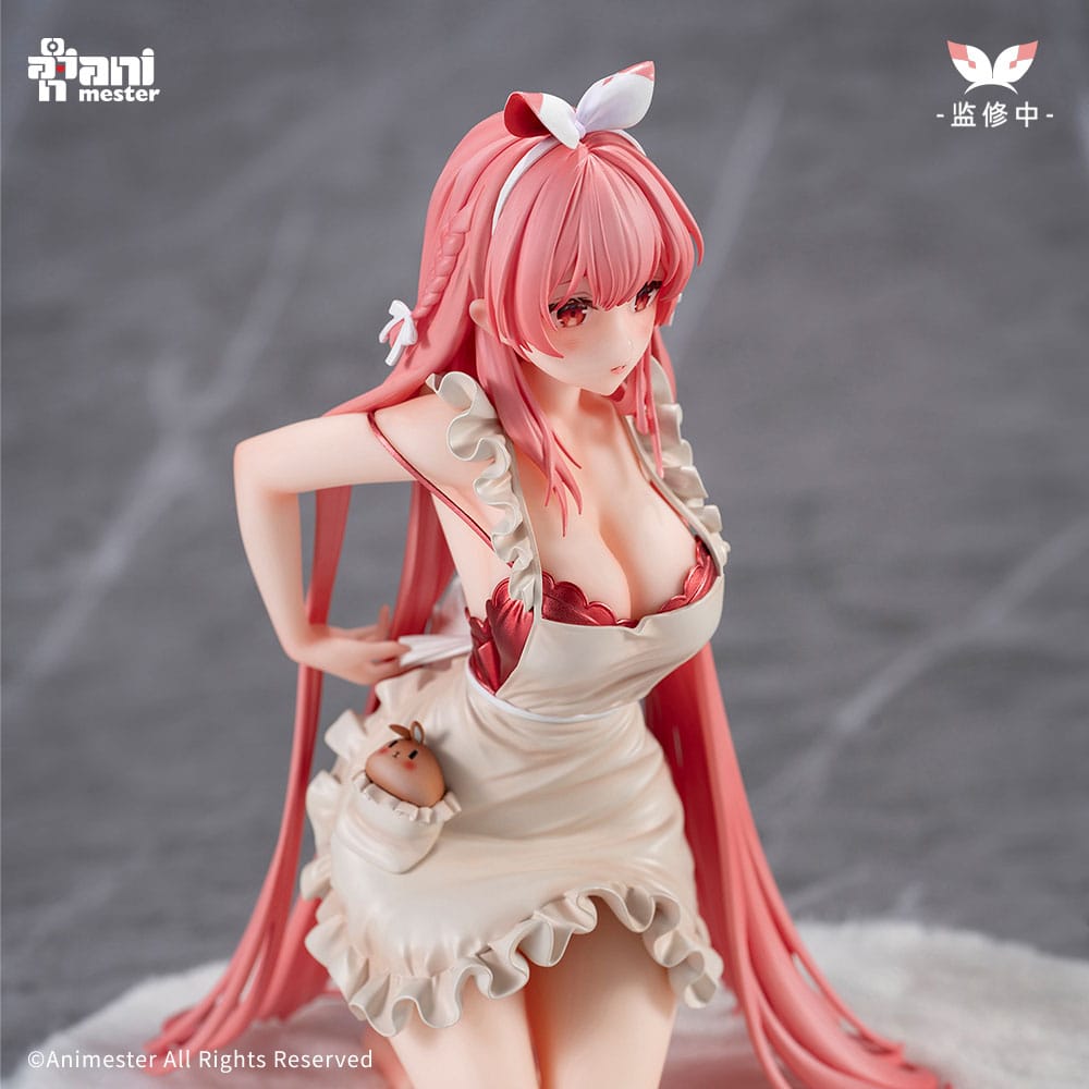 PREORDINE+ 11/2025 Original Character Statue 1/7 White Rabbit Rosu 16 cm