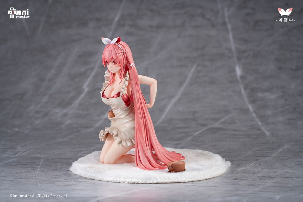 PREORDINE+ 11/2025 Original Character Statue 1/7 White Rabbit Rosu 16 cm