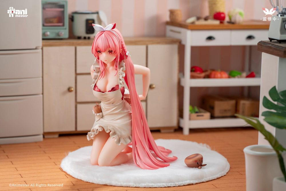 PREORDINE+ 11/2025 Original Character Statue 1/7 White Rabbit Rosu 16 cm