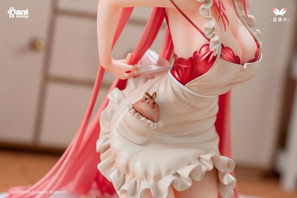 PREORDINE+ 11/2025 Original Character Statue 1/7 White Rabbit Rosu 16 cm