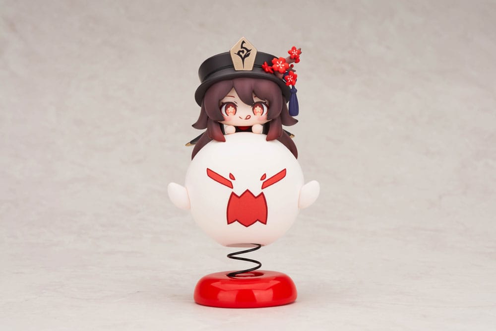 PREORDINE+ 10/2026 Genshin Impact PVC Statue Hu Tao Chibi Chara Yurayura Stand Ver. (re-run) 10 cm