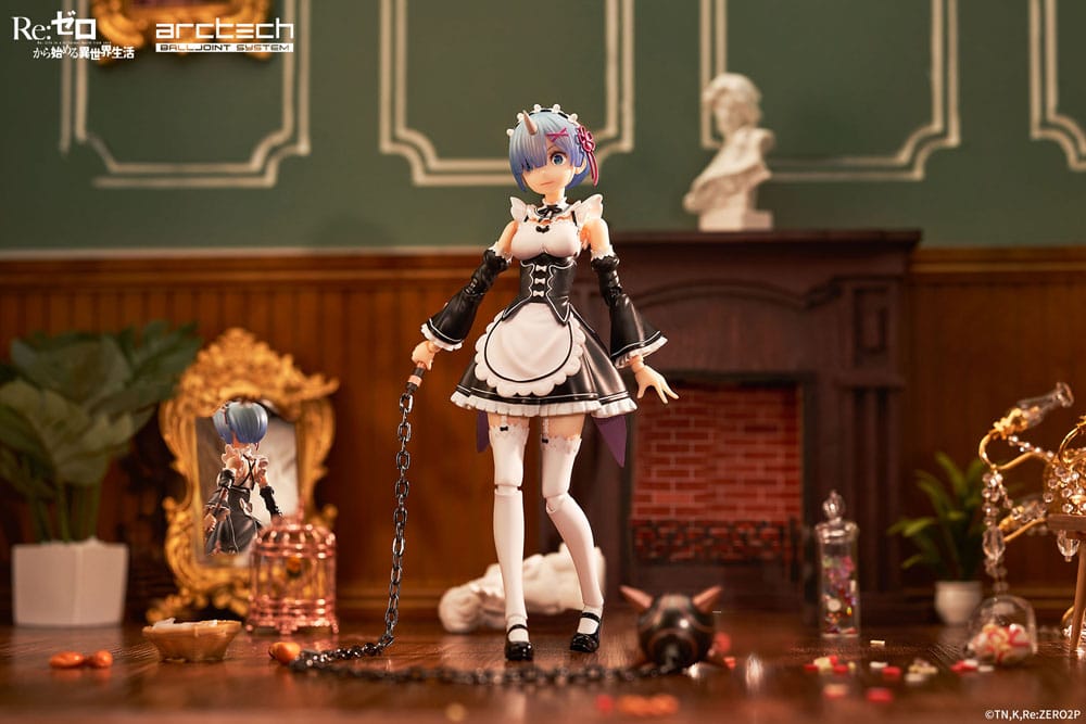 PREORDINE CHIUSO 12/2025 Re:Zero Starting Life in Another World Arctech Posable Series Action Figure 1/8 Rem 20 cm (PREORDINE NON CANCELLABILE)