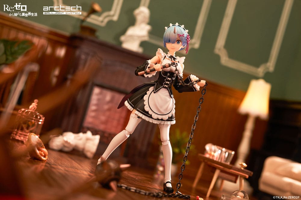 PREORDINE CHIUSO 12/2025 Re:Zero Starting Life in Another World Arctech Posable Series Action Figure 1/8 Rem 20 cm (PREORDINE NON CANCELLABILE)