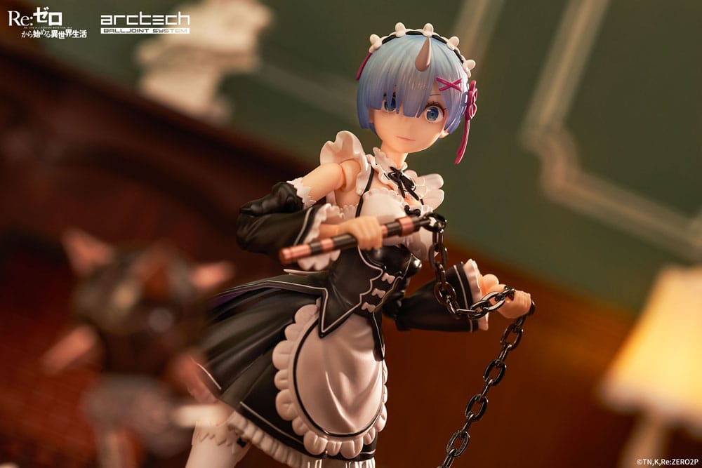 PREORDINE CHIUSO 12/2025 Re:Zero Starting Life in Another World Arctech Posable Series Action Figure 1/8 Rem 20 cm (PREORDINE NON CANCELLABILE)