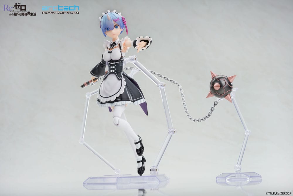 PREORDINE CHIUSO 12/2025 Re:Zero Starting Life in Another World Arctech Posable Series Action Figure 1/8 Rem 20 cm (PREORDINE NON CANCELLABILE)