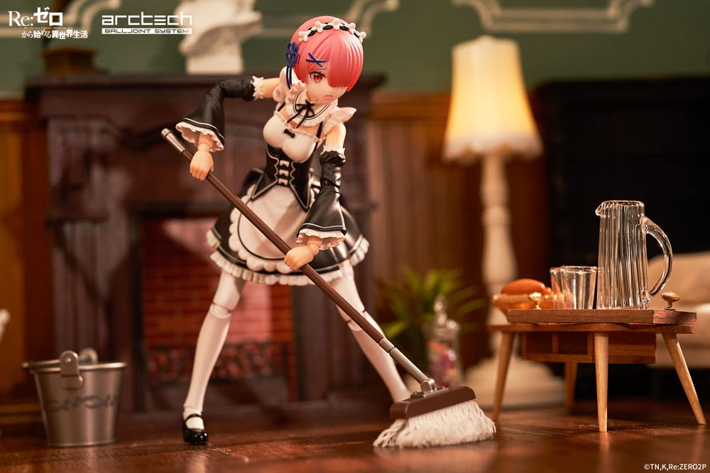 PREORDINE CHIUSO 12/2025 Re:Zero Starting Life in Another World Arctech Posable Series Action Figure 1/8 Ram 20 cm (PREORDINE NON CANCELLABILE)
