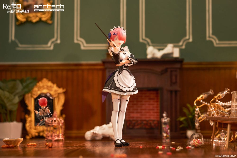PREORDINE CHIUSO 12/2025 Re:Zero Starting Life in Another World Arctech Posable Series Action Figure 1/8 Ram 20 cm (PREORDINE NON CANCELLABILE)