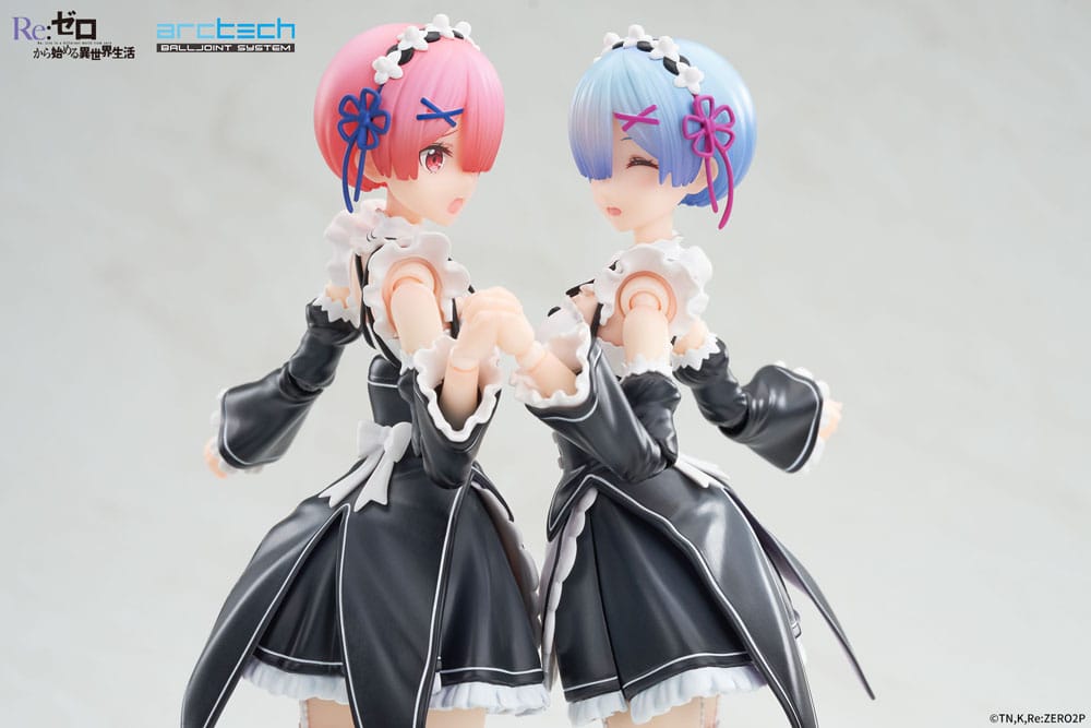 PREORDINE CHIUSO 12/2025 Re:Zero Starting Life in Another World Arctech Posable Series Action Figures 2-Pack 1/8 Rem & Ram 20 cm (PREORDINE NON CANCELLABILE)