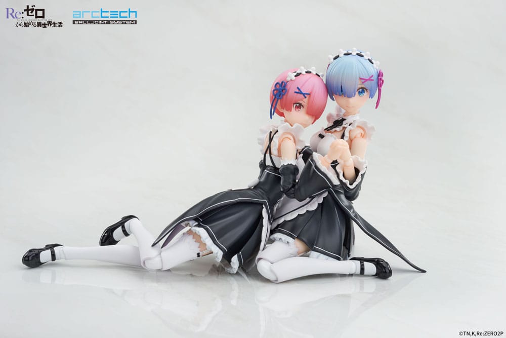 PREORDINE CHIUSO 12/2025 Re:Zero Starting Life in Another World Arctech Posable Series Action Figures 2-Pack 1/8 Rem & Ram 20 cm (PREORDINE NON CANCELLABILE)
