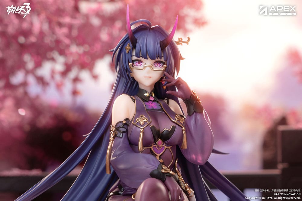 SU ORDINAZIONE Honkai Impact 3rd PVC Statue 1/7 Mei Raiden Herrscher of Thunder Aqueous Springtide Ver. 22 cm