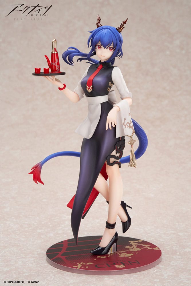 PREORDINE+ 01/2026 Arknights Limepie Series PVC Statue 1/8 Ch´en Tea Time Ver. 24 cm