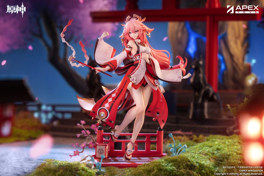SU ORDINAZIONE Genshin Impact PVC Statue 1/7 Yae Miko Astute Amusement Ver. 28 cm