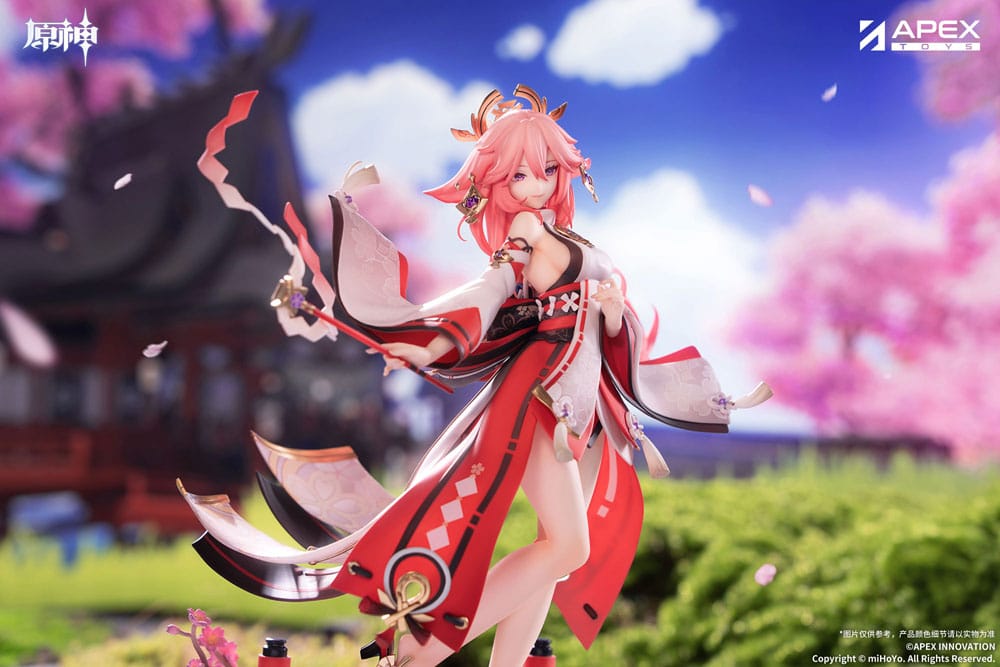 PREORDINE 08/2026 Genshin Impact PVC Statue 1/7 Yae Miko Astute Amusement Ver. 28 cm (PREORDINE NON CANCELLABILE)