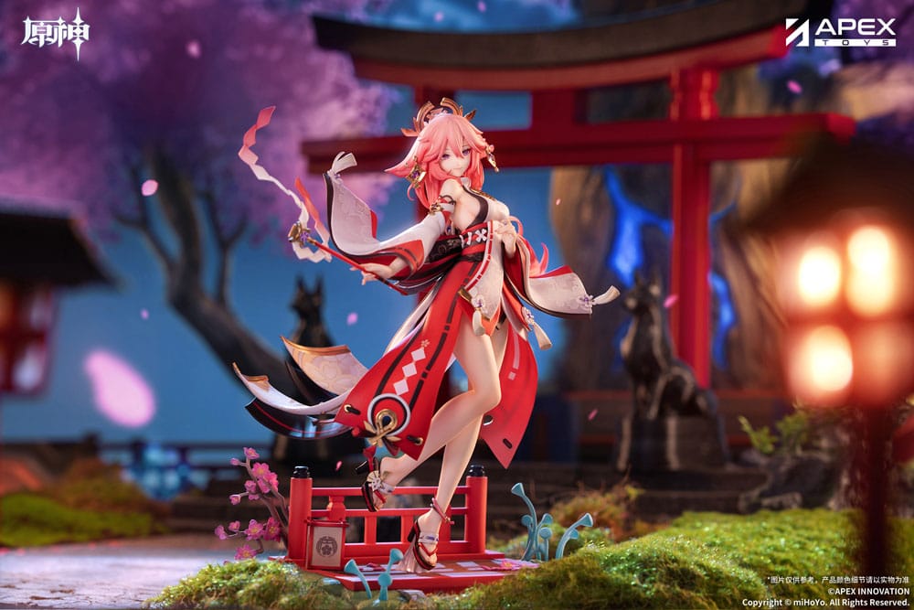 SU ORDINAZIONE Genshin Impact PVC Statue 1/7 Yae Miko Astute Amusement Ver. 28 cm