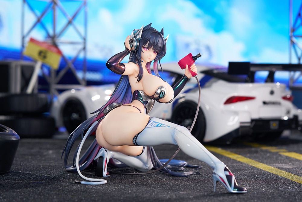 PREORDINE+ 01/2027 Azur Lane PVC Statue 1/7 Strasbourg Faerie of the Race Circuit Ver. 16 cm