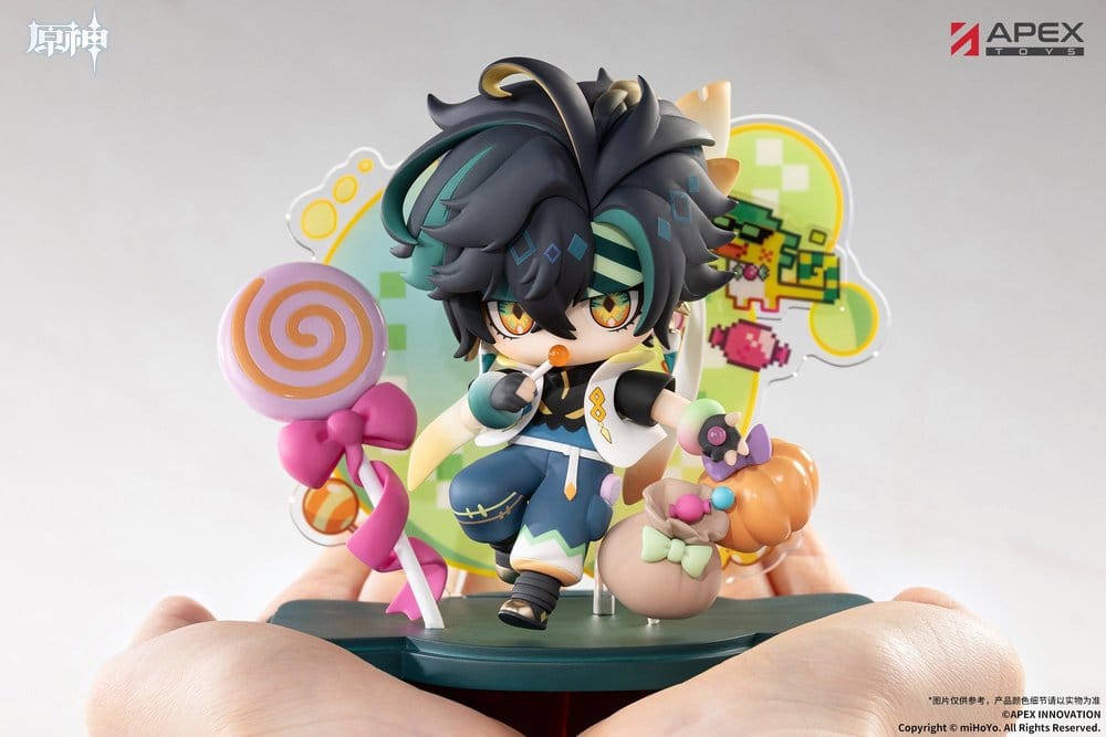 PREORDINE+ 11/2027 Genshin Impact Chibi Chara PVC Figure You Ye Qi Xiang Series Kinich 11 cm