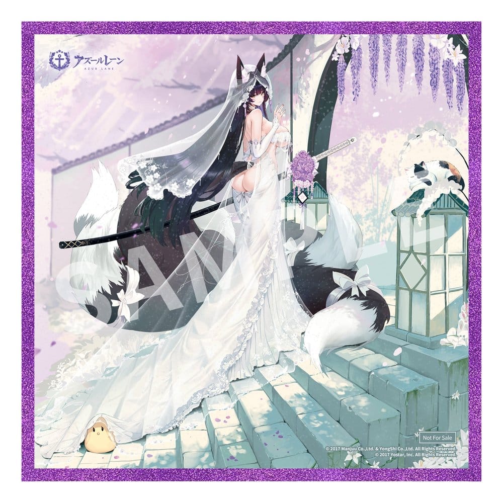 PREORDINE+ 03/2028 Azur Lane PVC Figure Musashi Purest Wisteria Ver. Acrylic Special Edition 36 cm