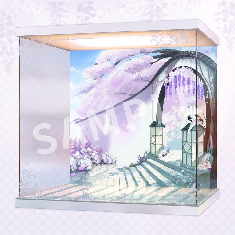 PREORDINE+ 03/2028 Azur Lane Acrylic LED Display Case for Musashi Purest Wisteria Ver. 47 x 37 x 46 cm