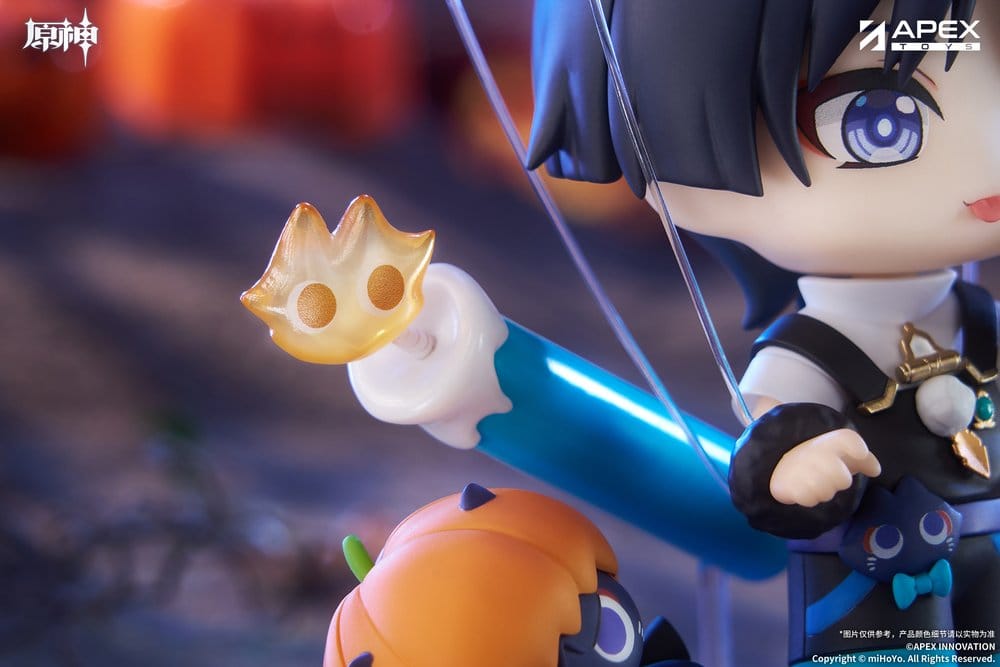 PREORDINE+ 04/2027 (NON CANCELLABILE) Genshin Impact You Ye Qi Xiang Series Chibi Chara PVC Statue Wanderer 10 cm