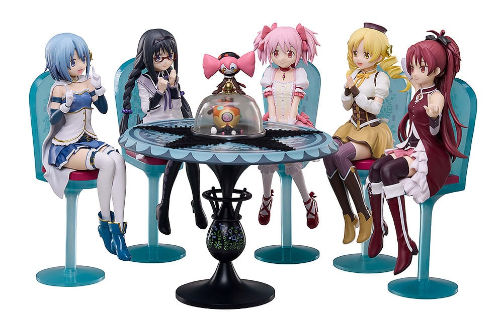 PREORDINE+ 02/2027 (NON CANCELLABILE) Puella Magi Madoka Magica The Movie: Rebellion PVC Statue Tea Party Cake Song Ver. Set 18 cm