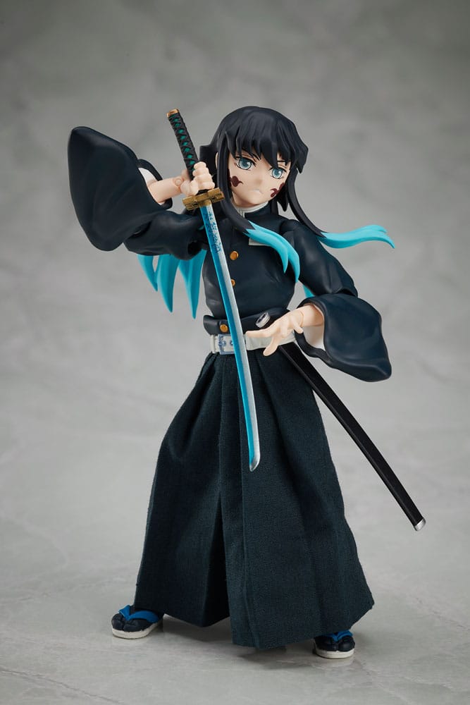 PREORDINE ESAURITO Demon Slayer: Kimetsu no Yaiba BUZZmod Action Figure Muichiro Tokito 14 cm (PREORDINE NON CANCELLABILE)