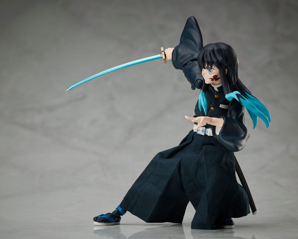 PREORDINE ESAURITO Demon Slayer: Kimetsu no Yaiba BUZZmod Action Figure Muichiro Tokito 14 cm (PREORDINE NON CANCELLABILE)