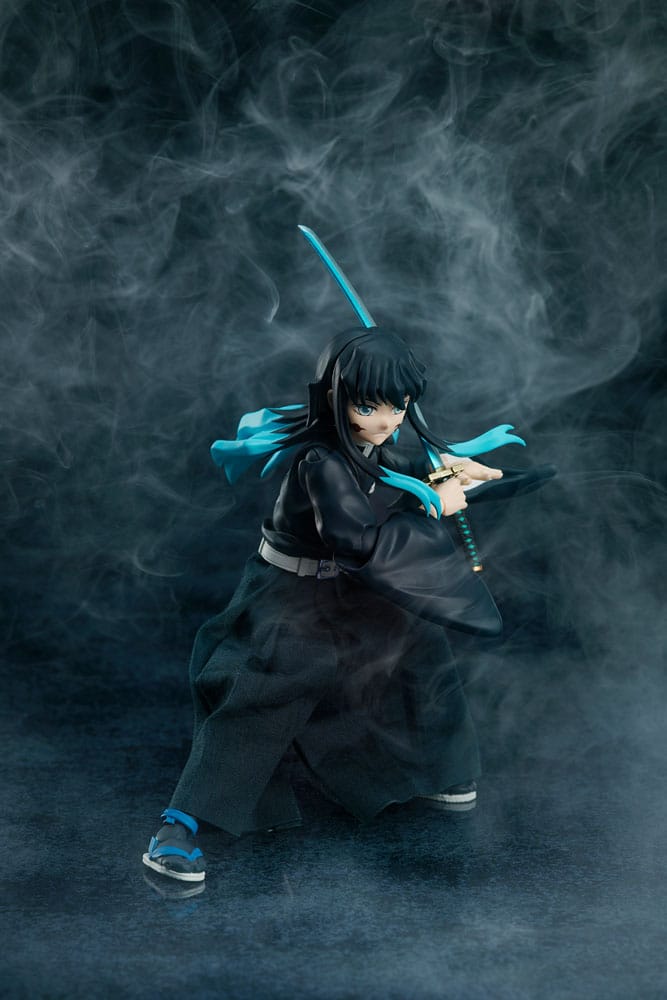 PREORDINE ESAURITO Demon Slayer: Kimetsu no Yaiba BUZZmod Action Figure Muichiro Tokito 14 cm (PREORDINE NON CANCELLABILE)