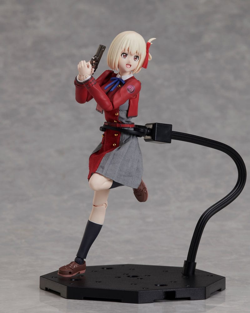 PREORDINE ESAURITO Lycoris Recoil BUZZmod Action Figure 1/12 Chisato Nishikigi 14 cm (PREORDINE NON CANCELLABILE)