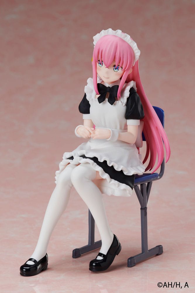 PREORDINE ESAURITO Bocchi the Rock! Statue Hitori Gotoh Maid Ver. 15 cm (PREORDINE NON CANCELLABILE)