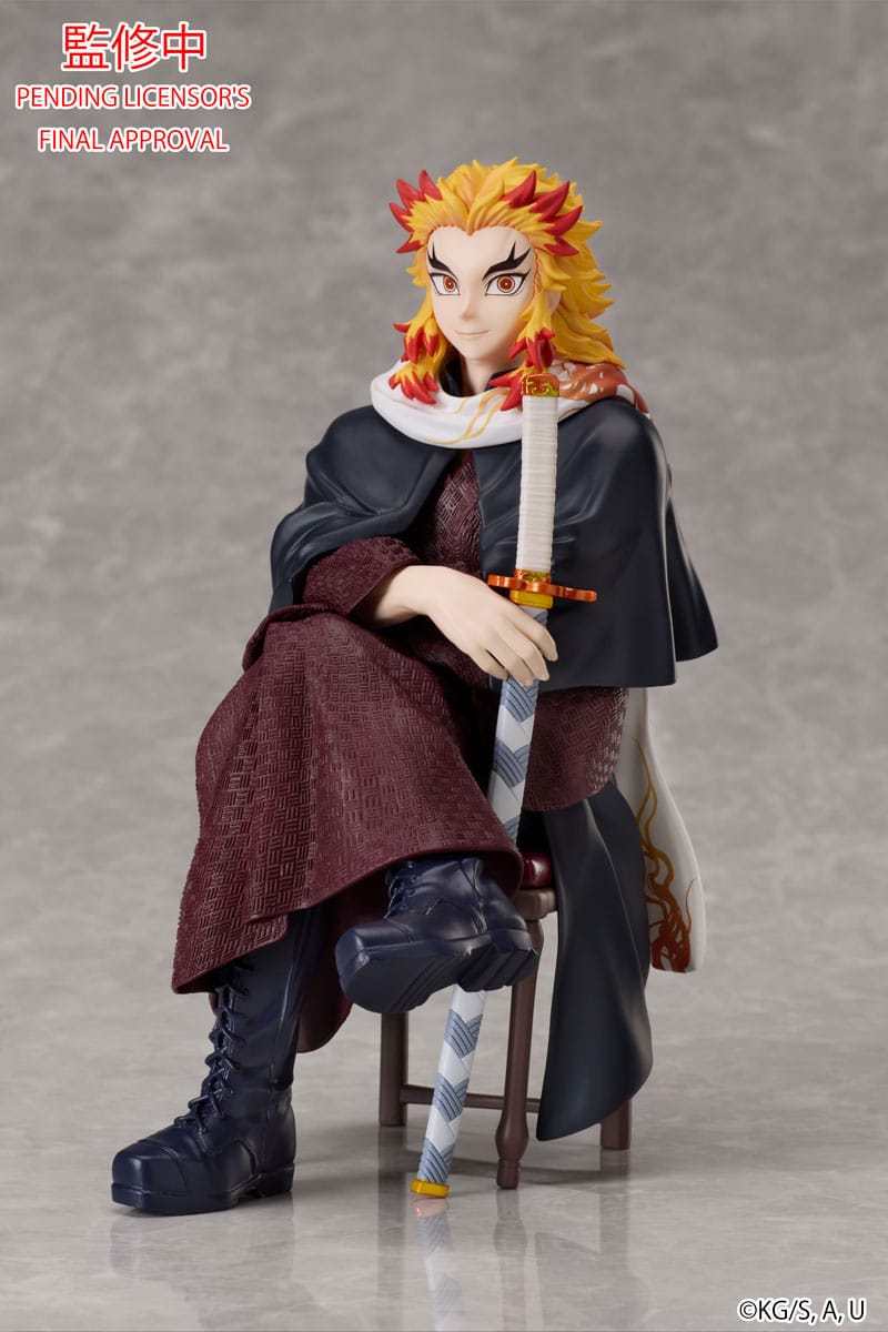 SU ORDINAZIONE Demon Slayer: Kimetsu no Yaiba Statue Kyojuro Rengoku 16 cm