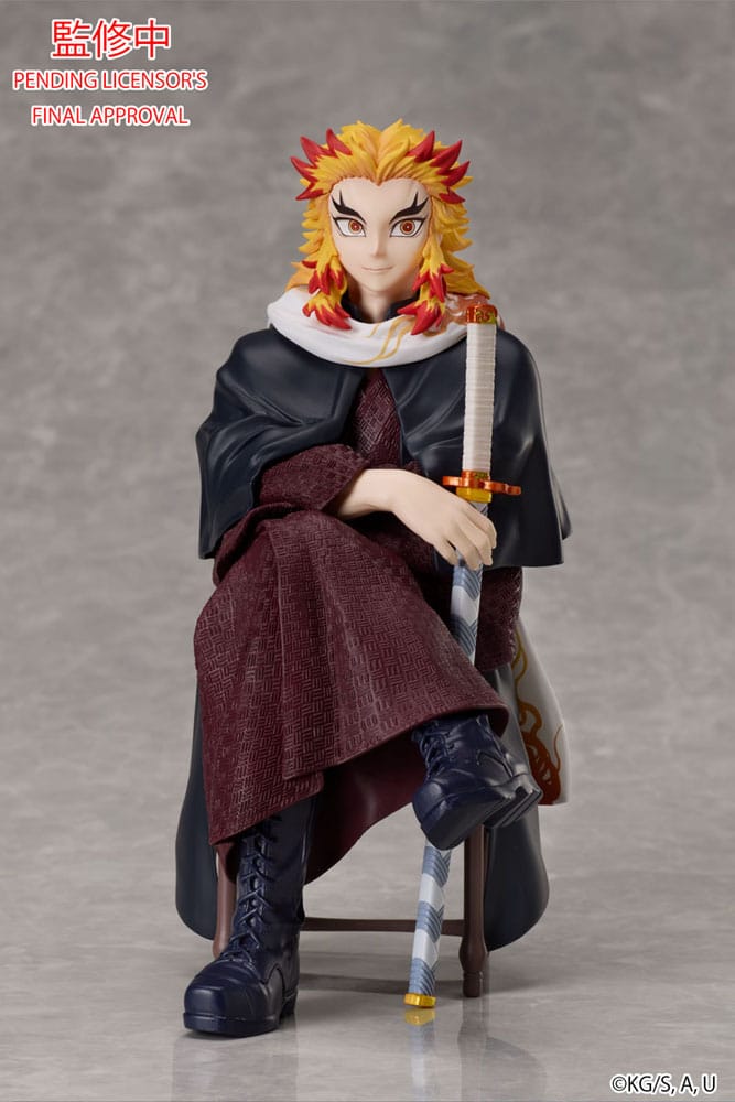 SU ORDINAZIONE Demon Slayer: Kimetsu no Yaiba Statue Kyojuro Rengoku 16 cm