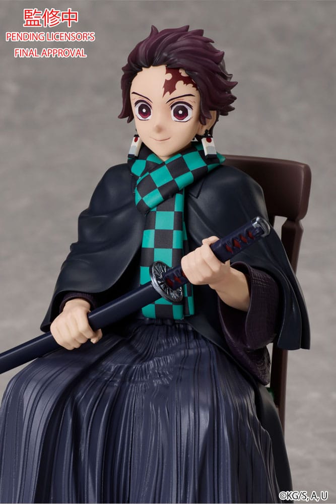 SU ORDINAZIONE Demon Slayer: Kimetsu no Yaiba Statue Tanjiro Kamado 15 cm