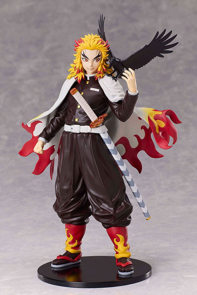 PREORDINE 09/2026 Demon Slayer: Kimetsu no Yaiba Statue Kyojuro Rengoku Flame Hashira 20 cm (PREORDINE NON CANCELLABILE)