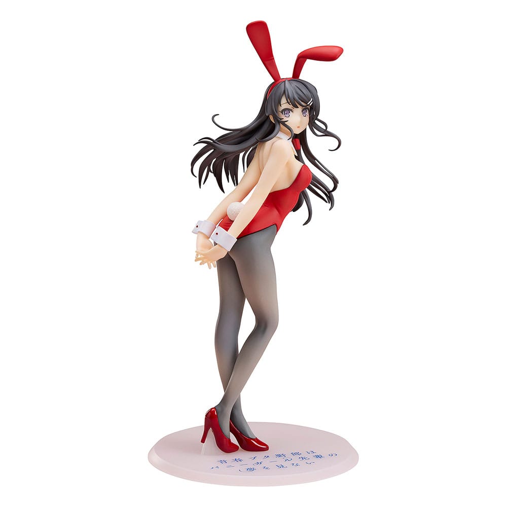 SU ORDINAZIONE Rascal Does Not Dream of Bunny Girl Senpai Statue 1/7 Mai Sakurajima Red Bunny Girl Ver. 27 cm