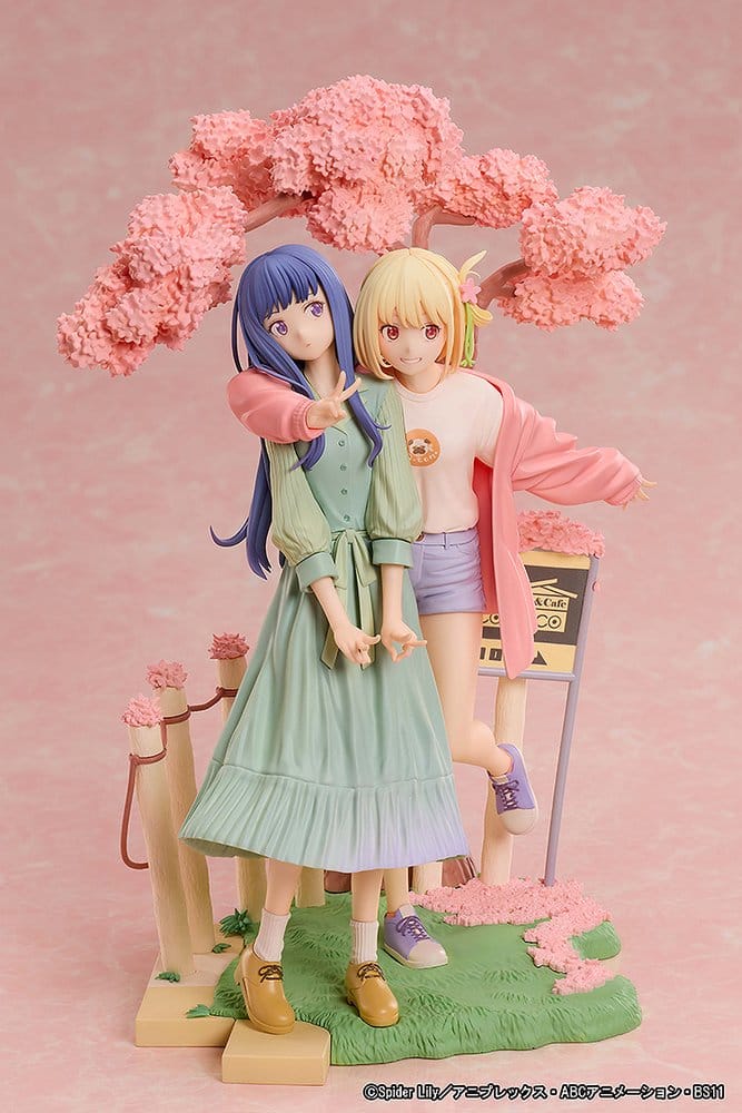 PREORDINE+ 03/2027 (NON CANCELLABILE) Lycoris Recoil PVC Figures 2-Pack Chisato Nishikigi & Takina Inoue Spring Ver. 25 cm