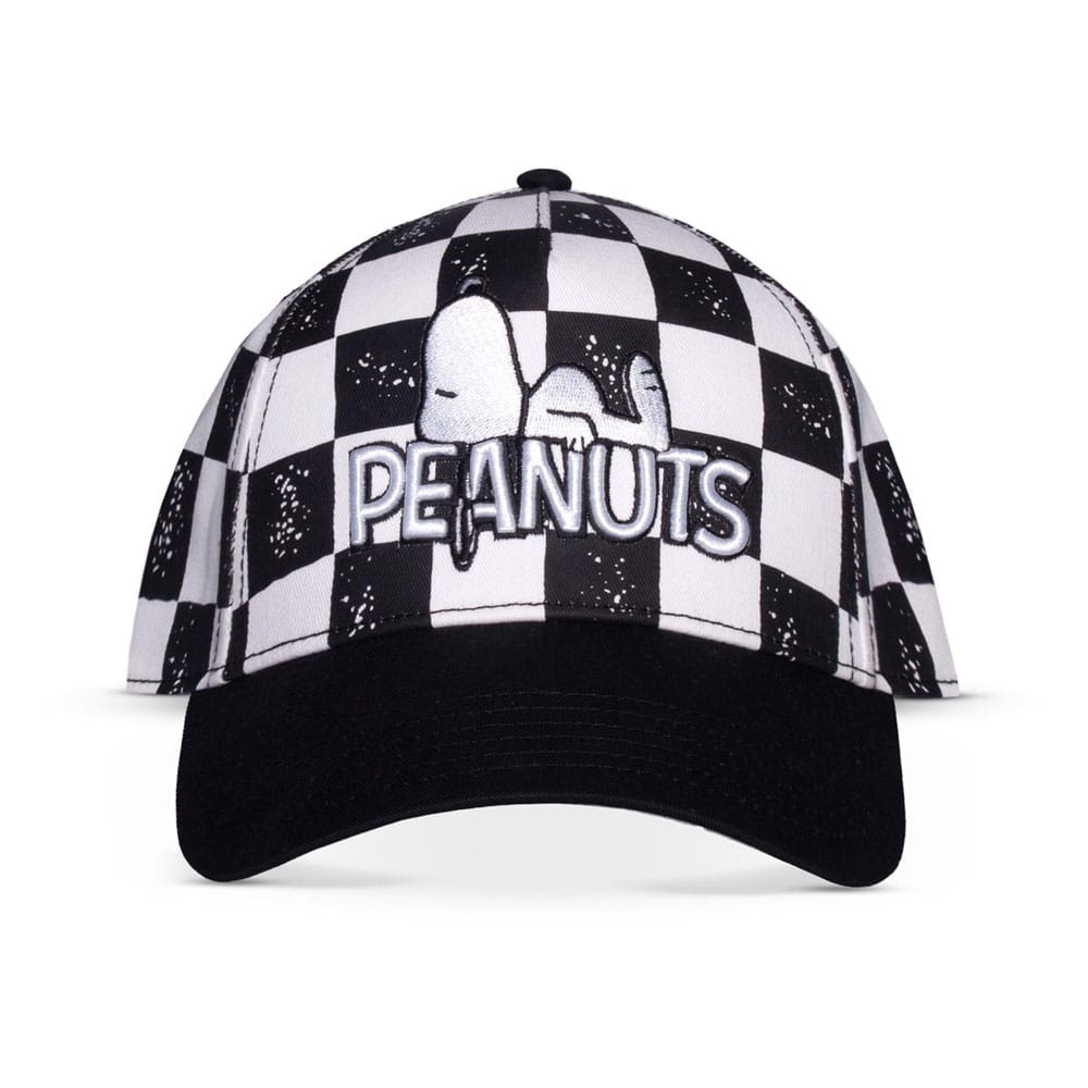 SU ORDINAZIONE Peanuts Baseball Cap Checkerboard Logo