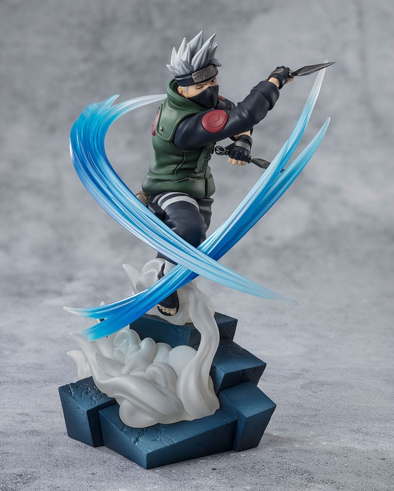 SU ORDINAZIONE Naruto Shippuden Figuarts ZERO Extra Battle PVC Statue Kakashi Hatake Conclusion with one once called Friend 20 cm *PREZZO SPECIALE*