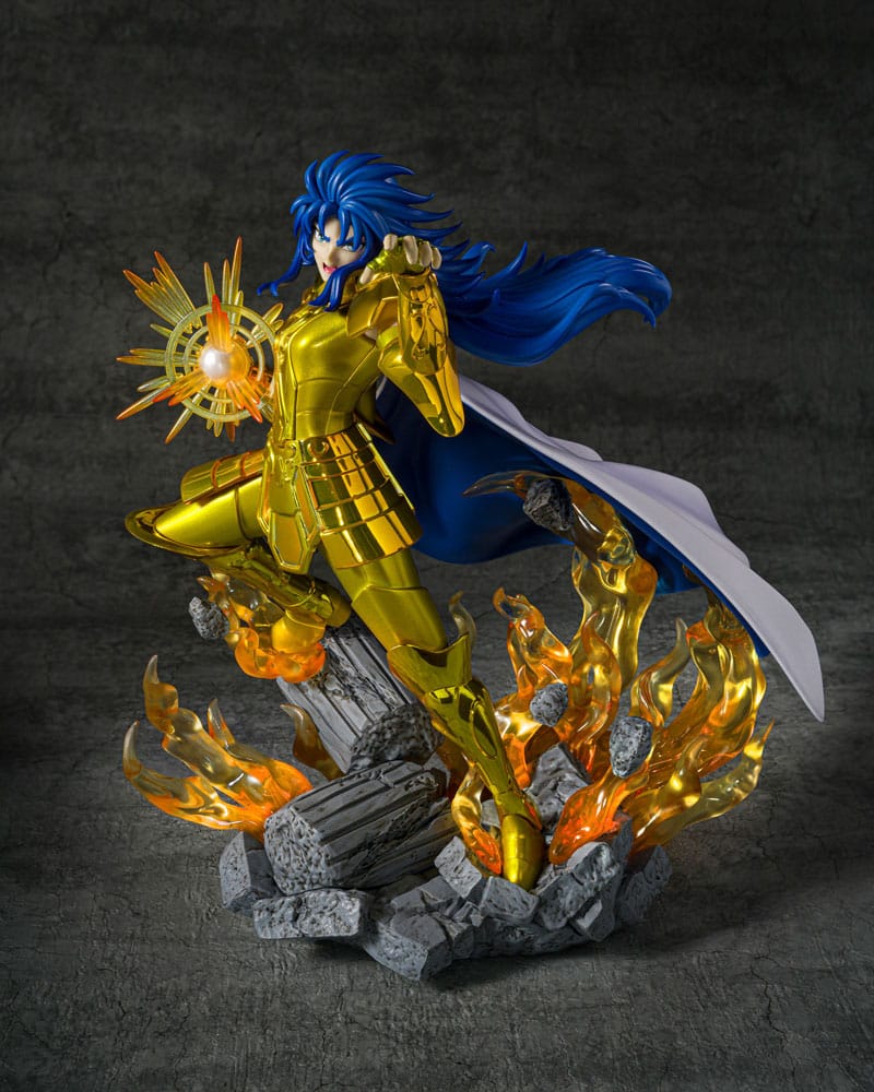SU ORDINAZIONE Saint Seiya Figuarts ZERO Metallic Touch PVC Statue Gemini Saga 21 cm